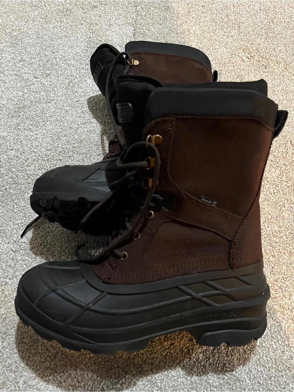Kamik Nation Plus Men’s Size 9 Waterproof Insulated Winter Snow Boots